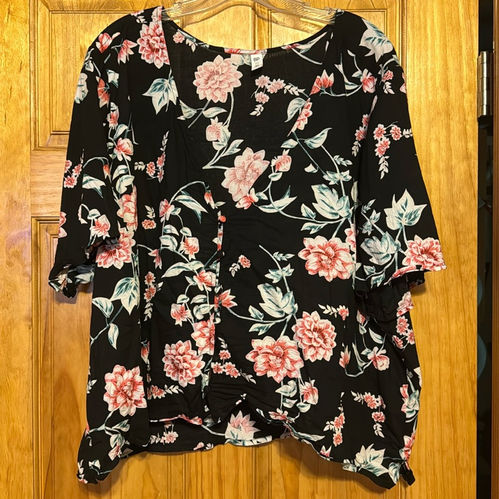 Cropped Floral Top